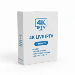 1 month subscription 4k live iptv