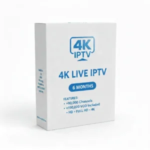 6 month subscription 4k live iptv