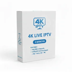 3 month subscription 4k live iptv